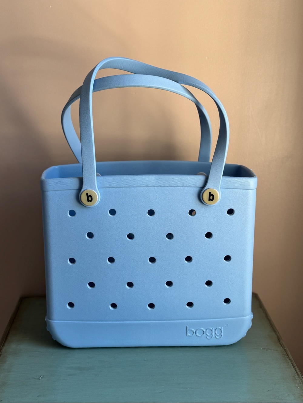 Bogg Bag - Carolina On My Mind Light Blue Medium Like New